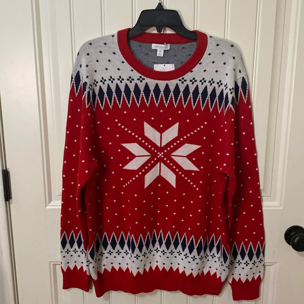Charter Club Men’s Christmas Sweater B1 Size XL